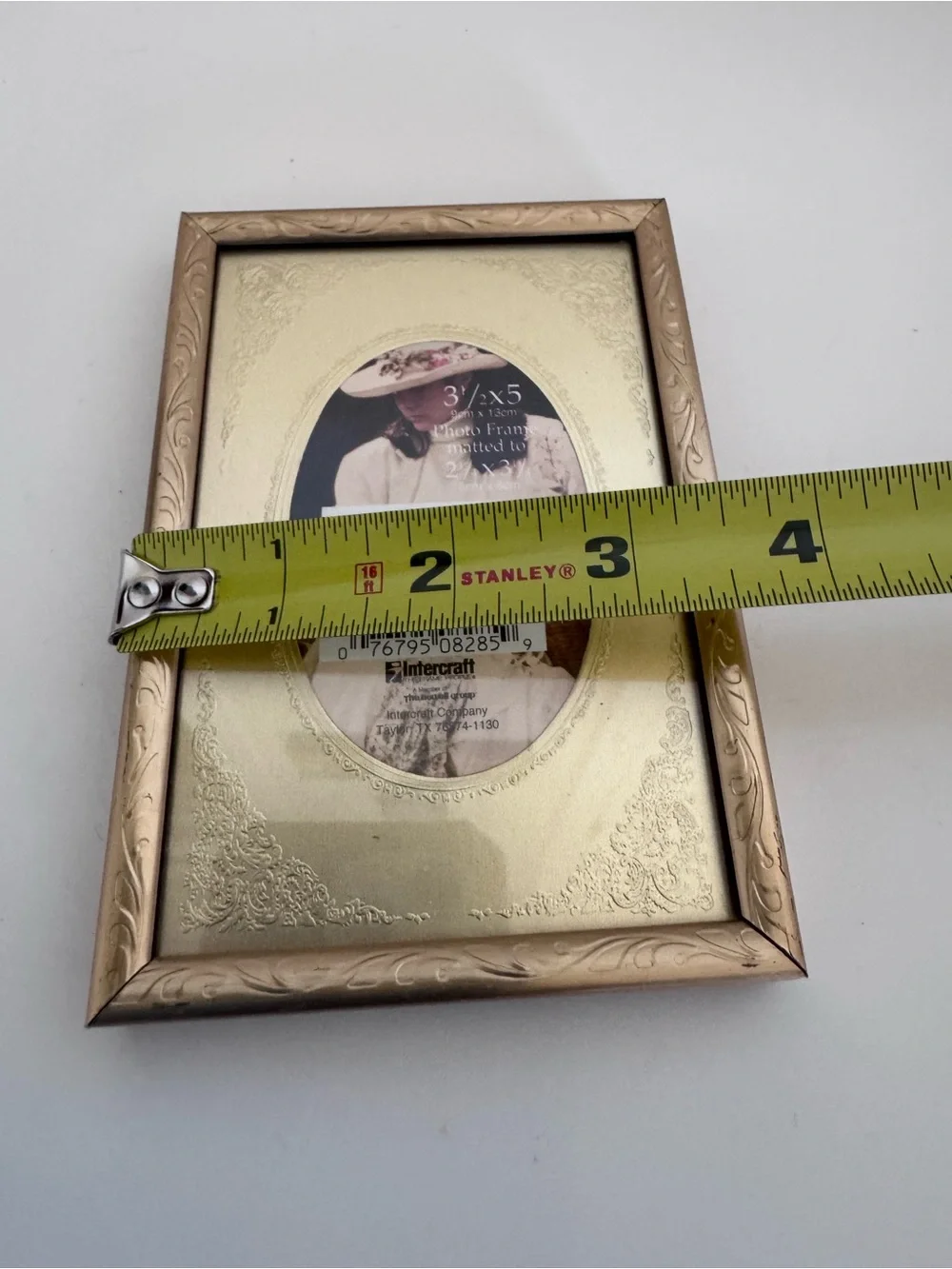 Vintage Gold Ornate Photo Frame Cottagecore Grandmillennial French Decor 3x5